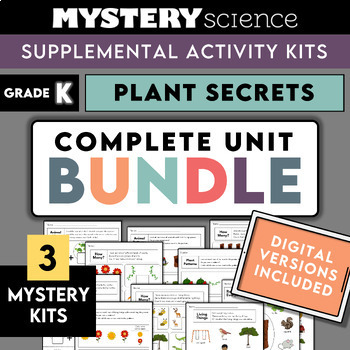 Preview of Mystery Science | Kindergarten | Complete Unit Bundle | Plant Life + Needs