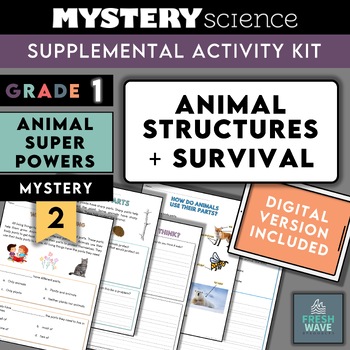 Preview of Mystery Science Kit | Grade 1 | Mystery 2 | Animal Structures + Survival