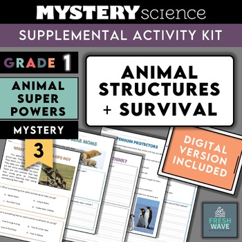 Preview of Mystery Science Kit | Grade 1 | Mystery 3 | Animal Behavior + Offspring Survival