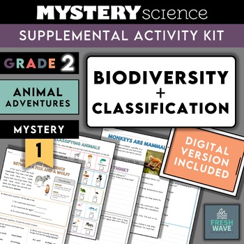 Preview of Mystery Science Kit | Grade 2 | Mystery 1 | Animal Diversity Classification Life