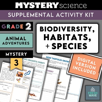 Preview of Mystery Science Kit | Grade 2 | Mystery 3 | Animal Diversity + Habitats