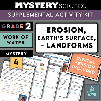 Preview of Mystery Science Kit | Grade 2 | Mystery 4 | Erosion Earth's Surface Landforms