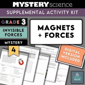 Preview of Mystery Science Kit | Grade 3 - Mystery 4 - Magnets + Forces - Digital
