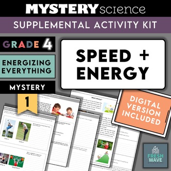 Preview of Mystery Science Kit | Grade 4- Mystery 1- Speed + Energy | Digital