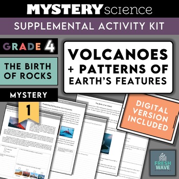 Preview of Mystery Science Kit | Grade 4- Mystery 1- Volcanoes + Earth's Patterns | Digital