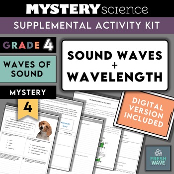 Preview of Mystery Science Kit | Grade 4- Mystery 4- Sound Waves + Wavelength | Digital