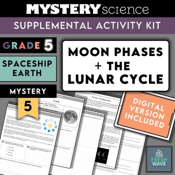 Preview of Mystery Science Kit | Grade 5 | Mystery 5 | Moon Phases + Lunar Cycle