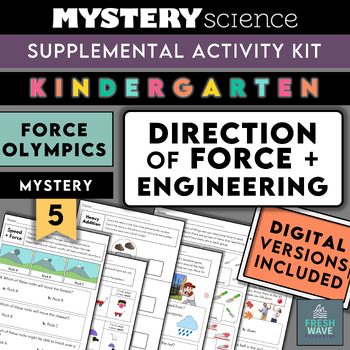 Preview of Mystery Science Kit | Kindergarten | Mystery 5 | Direction of Motion | Digital