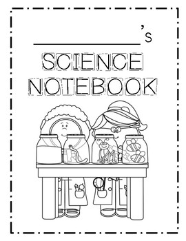 Preview of Mystery Science Notebook or Composition Book COVER