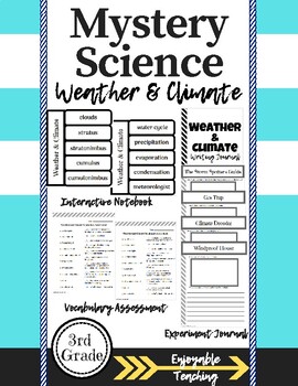 Preview of Mystery Science Weather & Climate Unit (Third Grade)
