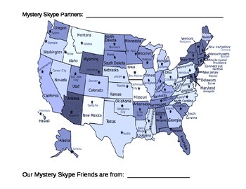 Preview of Mystery Skype Maps