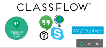 Preview of Mystery Skype practice lesson with ClassFlow