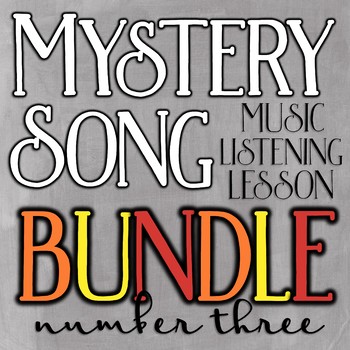 Preview of Mystery Song Music Listening: Bundle #3