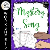 Mystery Song Worksheets {Set 1}