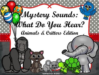 Preview of Mystery Sounds:  What Do You Hear? - Animal & Critters Edition:  PPT Format