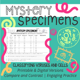Mystery Specimens: Comparing Viruses, Prokaryotes, and Eukaryotes