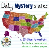 Mystery State of the Day - Learn the 50 States! Interactive PPT
