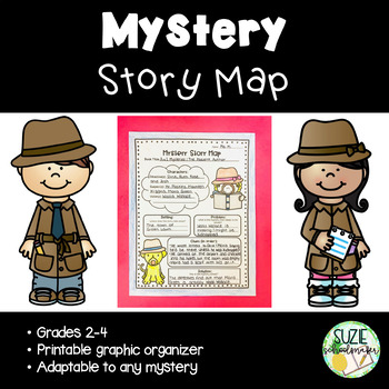 Preview of Mystery Story Map