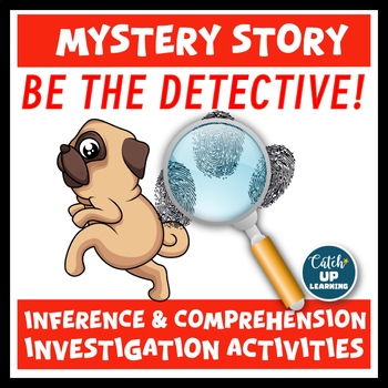 Preview of Mystery Reading Comprehension Passages and Questions 3rd 4th Grade Mysteries