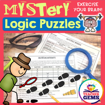 Preview of Mystery Theme Logic Puzzles