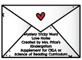 Mystery Tricky Word Love Notes