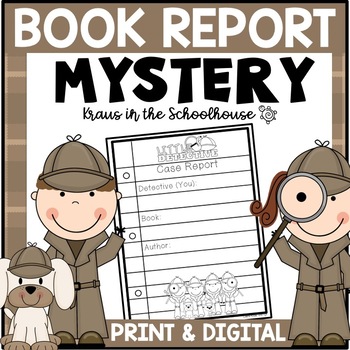 mystery book report template