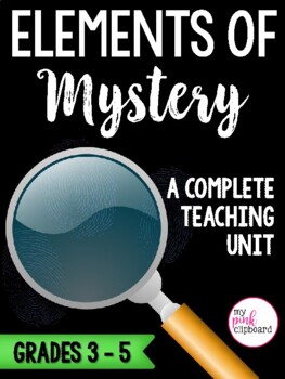 Preview of Mystery Unit  Genre Study  Standards Aligned Grades 3-5