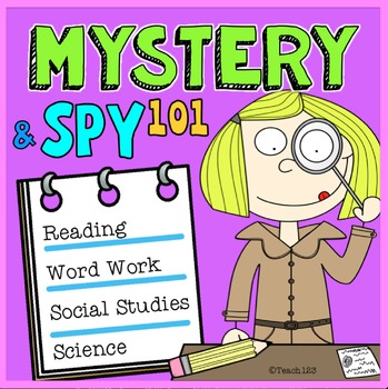 Mystery Spy 101 Reading Response Book Log By Teach123 Michelle