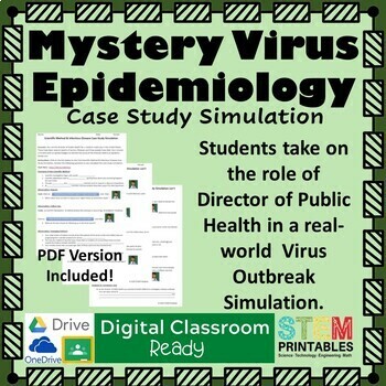 Preview of Mystery Virus : Epidemiology Case Study Simulation | Distance Learning