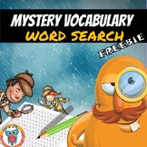 Mystery Vocabulary Word Search Worksheet FREE