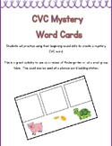 Mystery Word Cards CVC