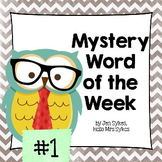 Mystery Word of the Week 1