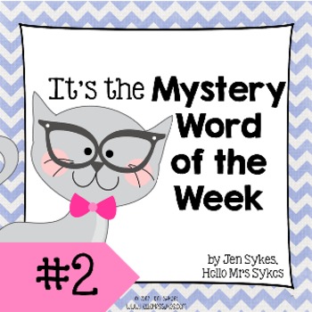 Preview of Mystery Word of the Week 2