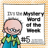 Mystery Word of the Week 5
