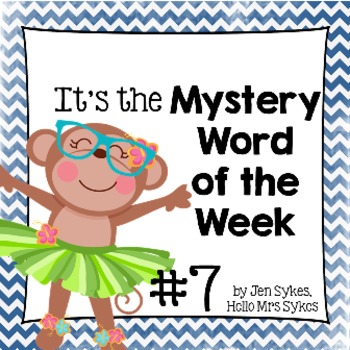 Preview of Mystery Word of the Week 7