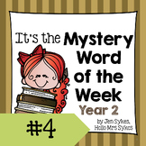 Mystery Word of the Week 4, Year 2