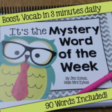 Mystery Word of the Week, Boost Vocabulary in 3-5 minutes 