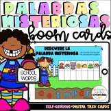 Mystery Words- Back to School Boom Cards {Spanish}