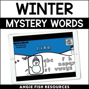 Build a Snowman: Mystery Sight Word Hangman Twist Game | Digital Literacy
