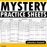 Mystery Words Phonics-Based Sheets