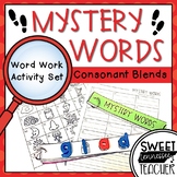 Mystery Words Word Work Activity Pack: Consonant Blends