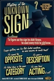 Mystery of the Unknown Sign. ASL