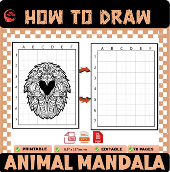 40 Animal Mandalas Coloring Book For Adults With Stress Relieving Designs  Animal