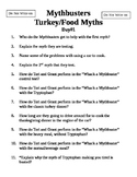 Mythbusters Food Turkey Fables