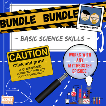 Preview of Mythbusters - Science Skills Bundle (EDITABLE)