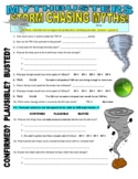 Mythbusters : Storm Chasing Myths (science video sheet / w