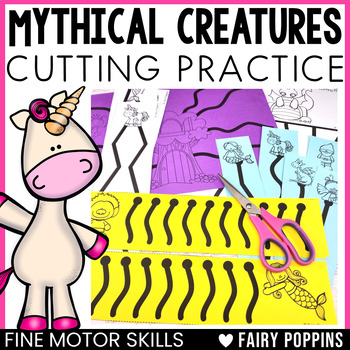 Seasonal Scissor Skills & Cutting Practice - Fairy Poppins