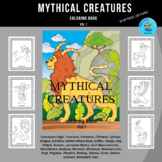 Mythical Creatures - coloring book- Vol.1