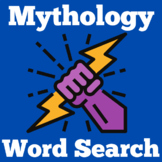 Greek Mythology  | Worksheet Activity | Myths | Word Search