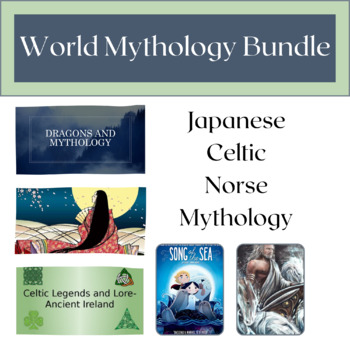 Preview of Mythology Bundle A | Celtic Mythology | Japanese Mythology | Norse Mythology